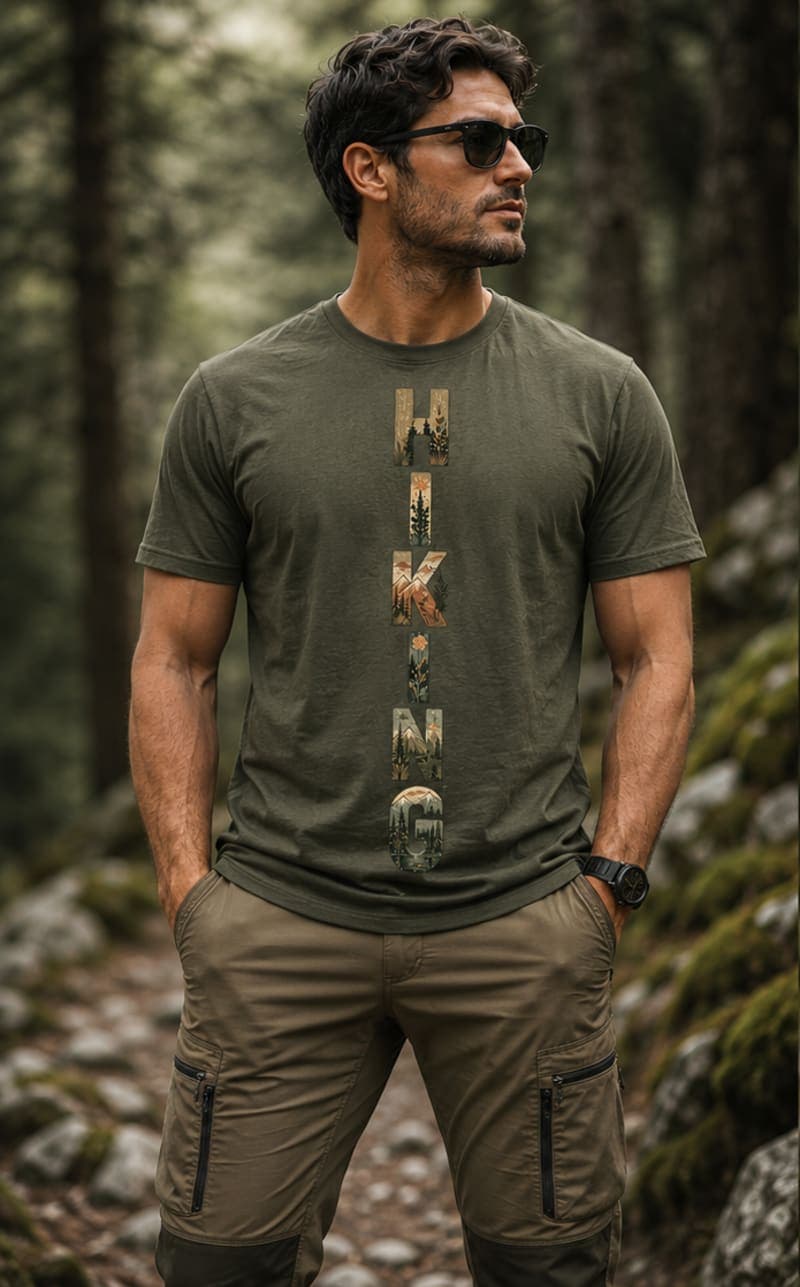 Olive Green Regular Fit Tee
