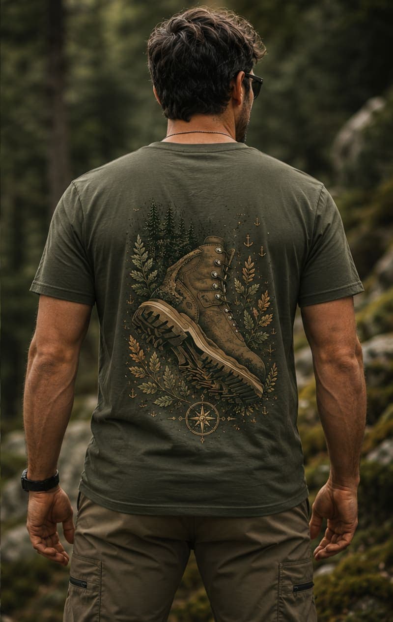 Olive Green Regular Fit Tee
