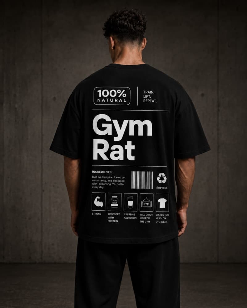 Installing Muscles Oversized Tee